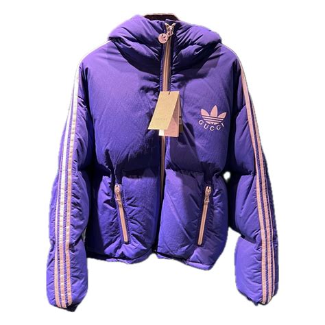 gucci adidas puffer jacket|men's Gucci overcoat.